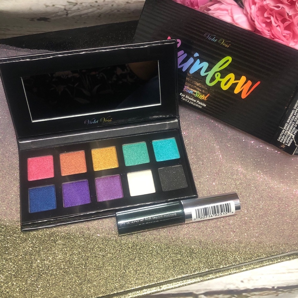 🎁Violet Voss Rainbow Eyeshadow + Clinique Mascara